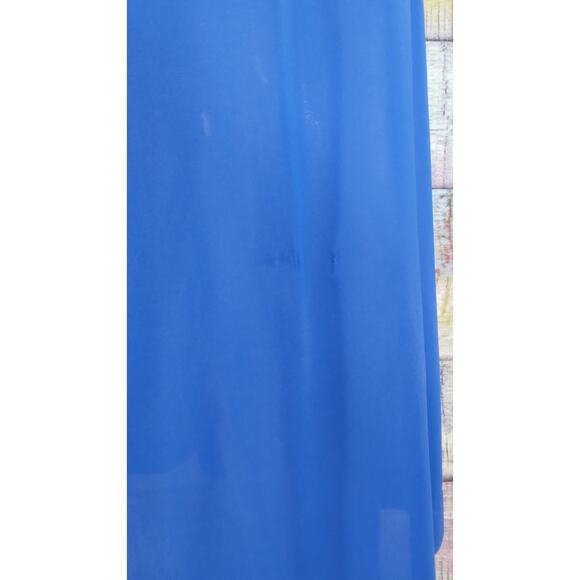 Vintage Gossard Artemis Blue Button Down Robe 3/4 Sleeve Size small Pockets - Picture 6 of 7